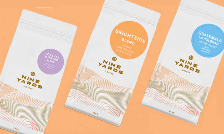 Nine Yards Tasting Pack 750g to 3kg - Nine Yards Coffee